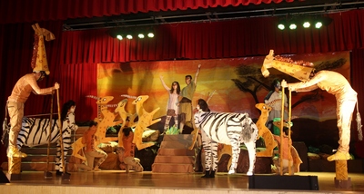 The Foreign Languages and Literature Department at AU has a graduation performance “The Lion King.”